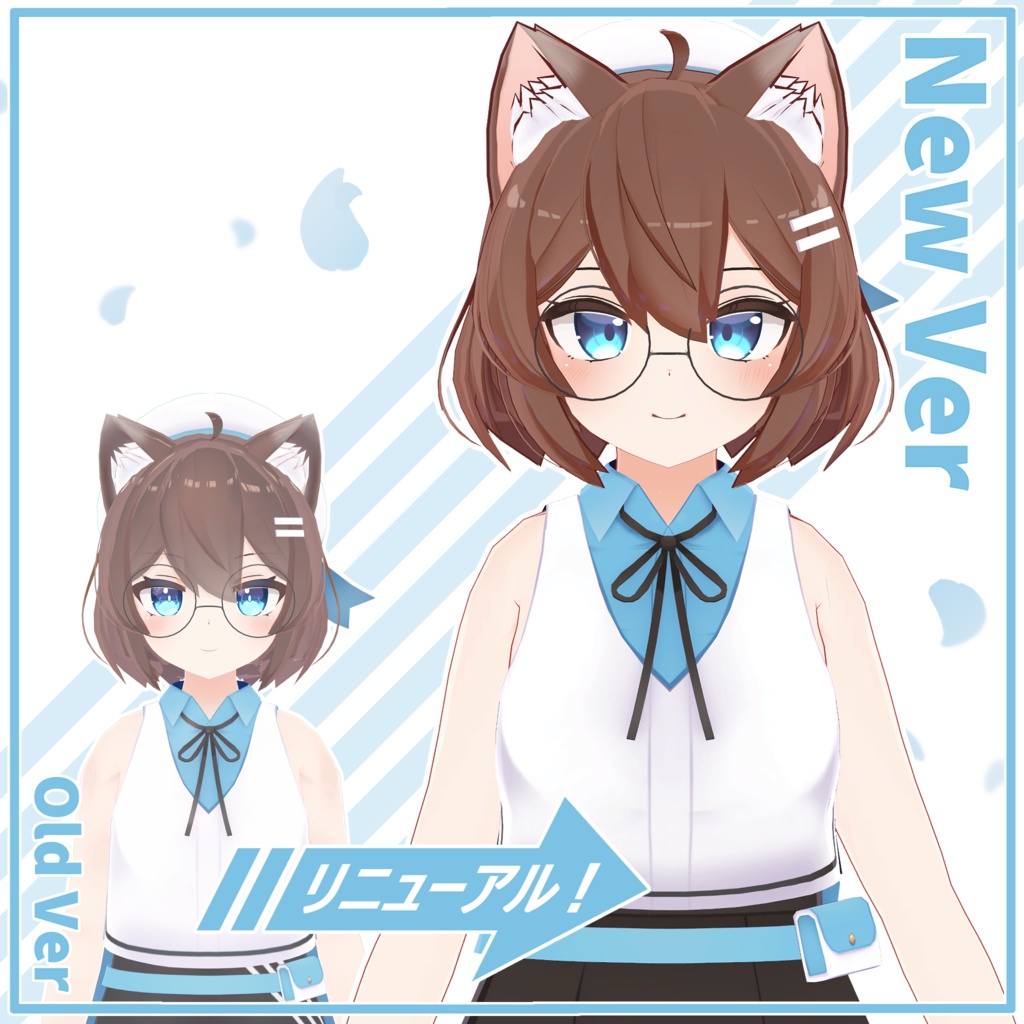 オリジナル3Dモデル「こはる」RE