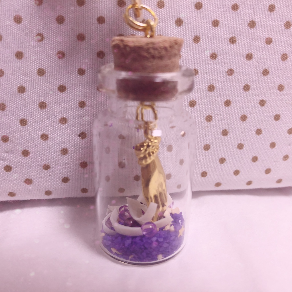 吉良吉影の爪"風"入り星砂キーホルダー②