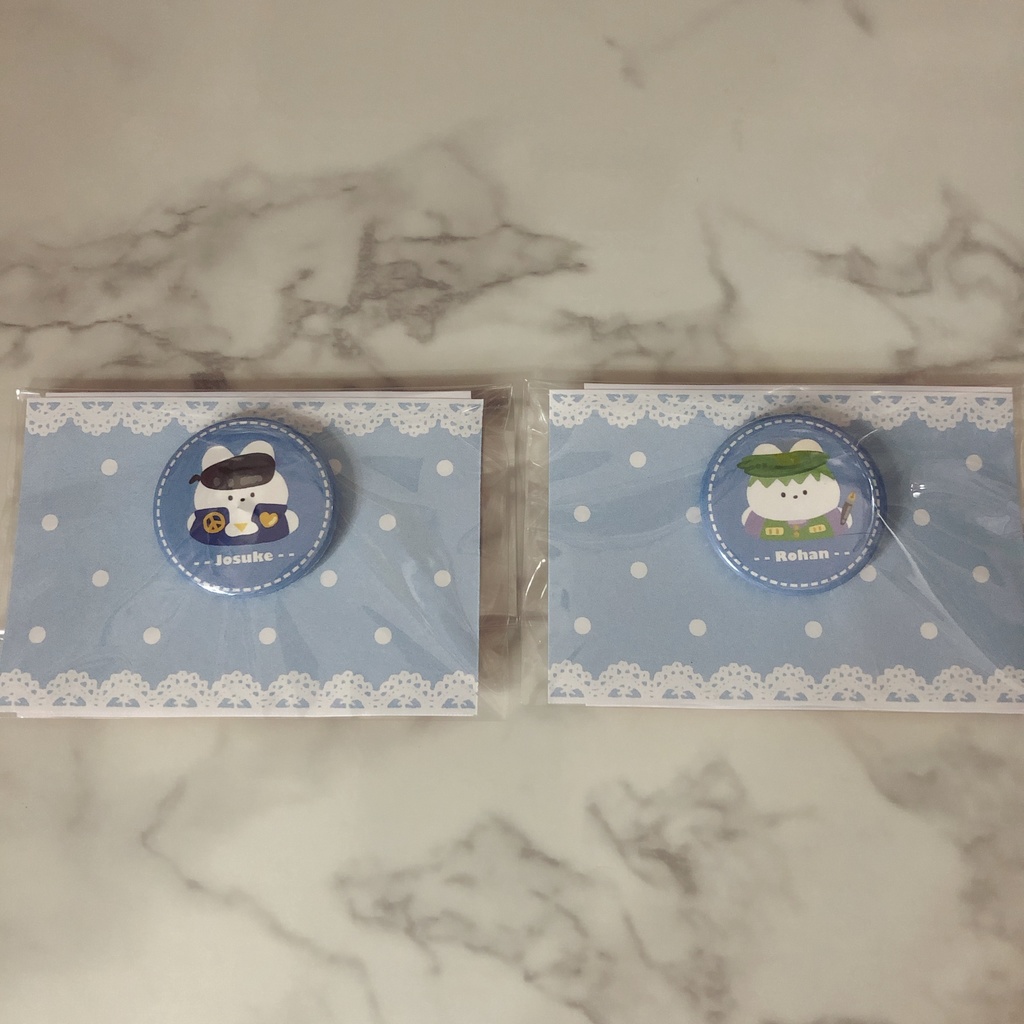 4部ウサ缶バッジ