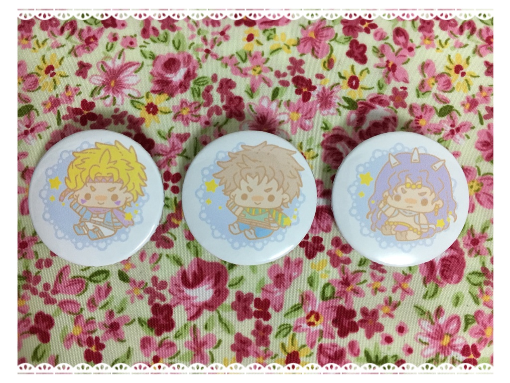JOJO2部☆缶バッジ