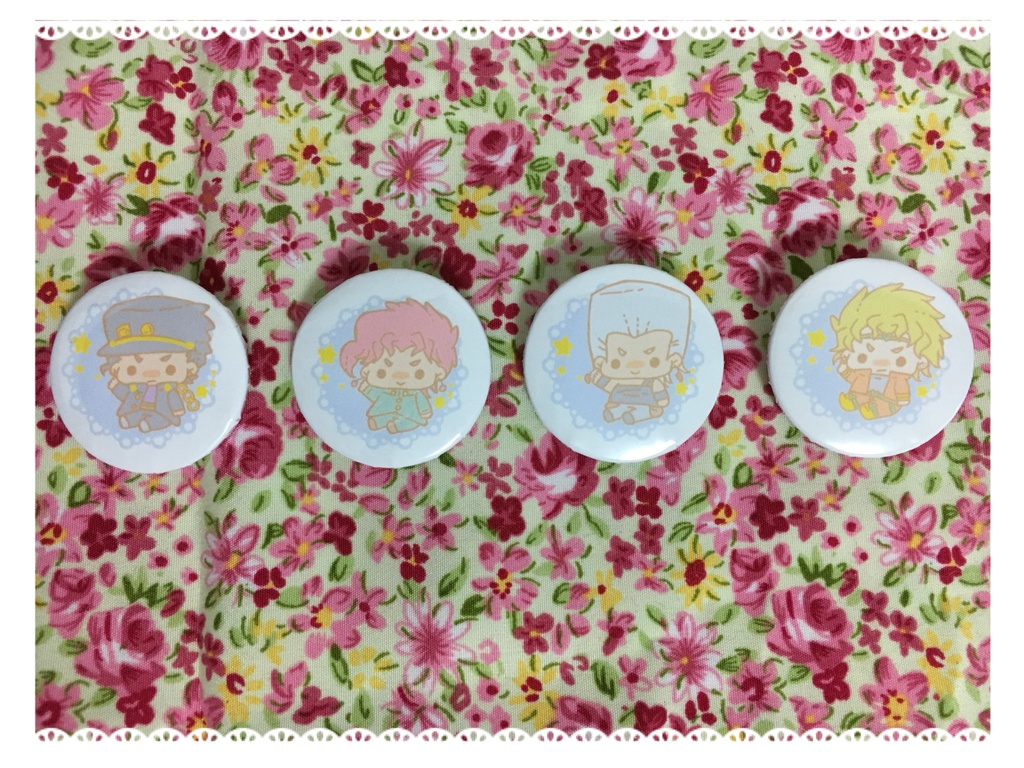 JOJO3部☆缶バッジ
