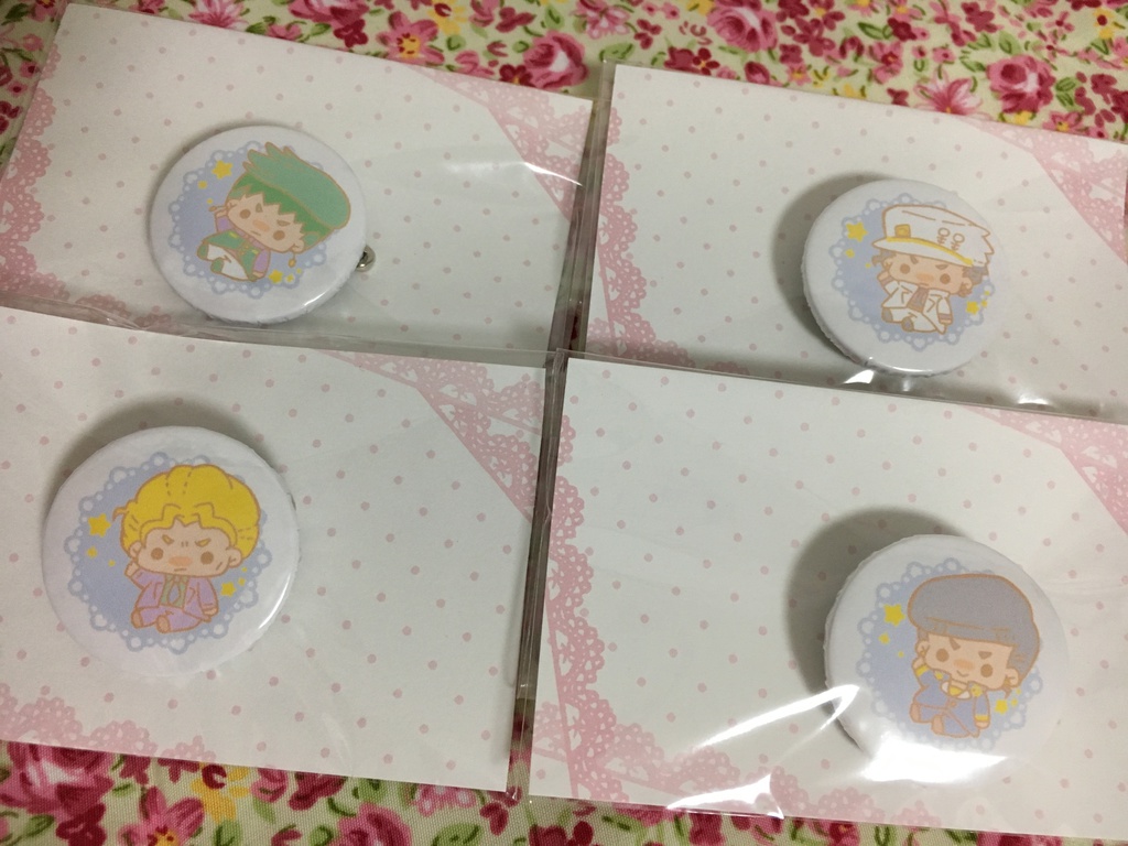 JOJO4部☆缶バッジ