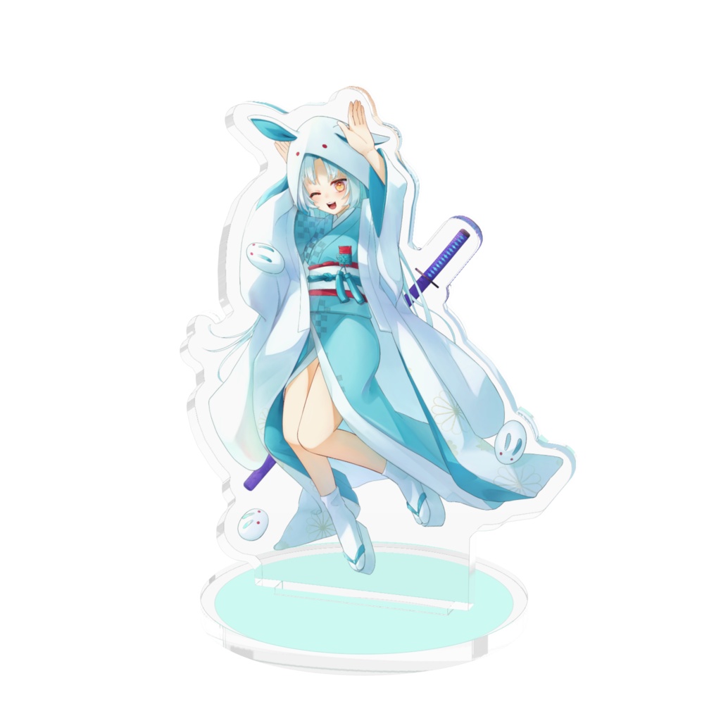 白兎りと　キービジュアルアクリルフィギュア