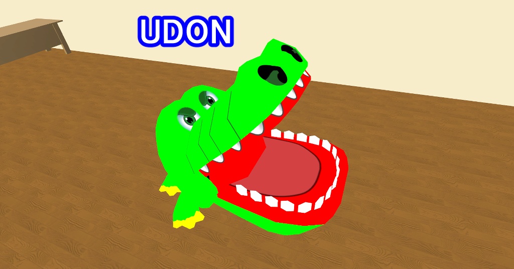 Crocodile Teeth Toy【VRChatワールドギミック】