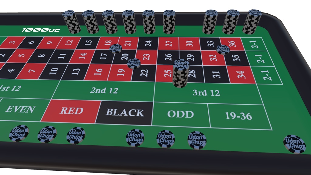 VRC Roulette【UdonChips】