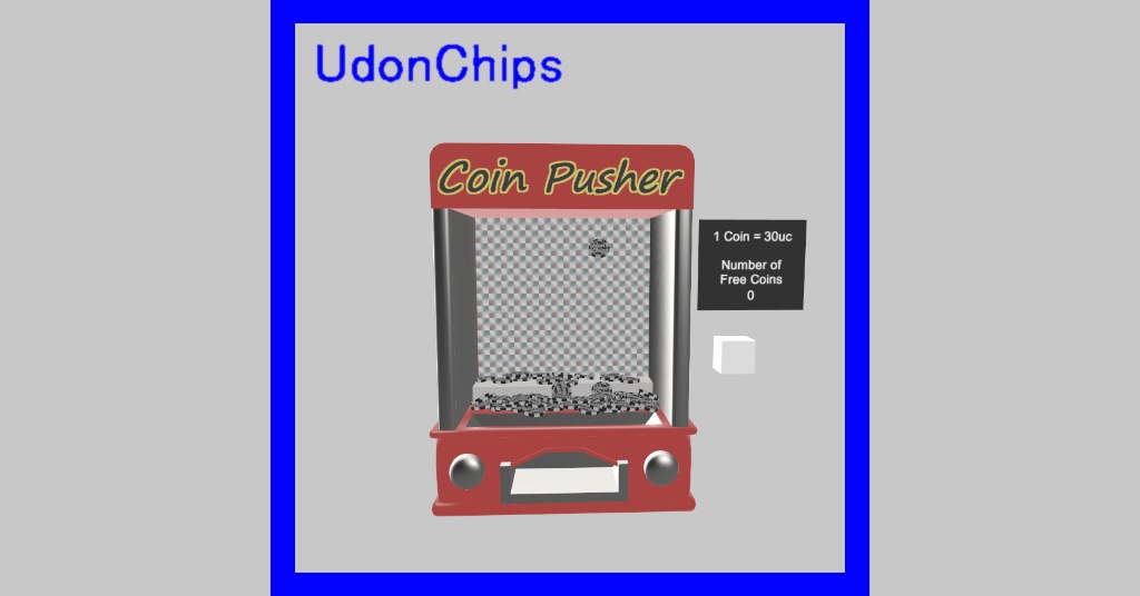 Vrc Coinpusher Udonchips Ziston Booth