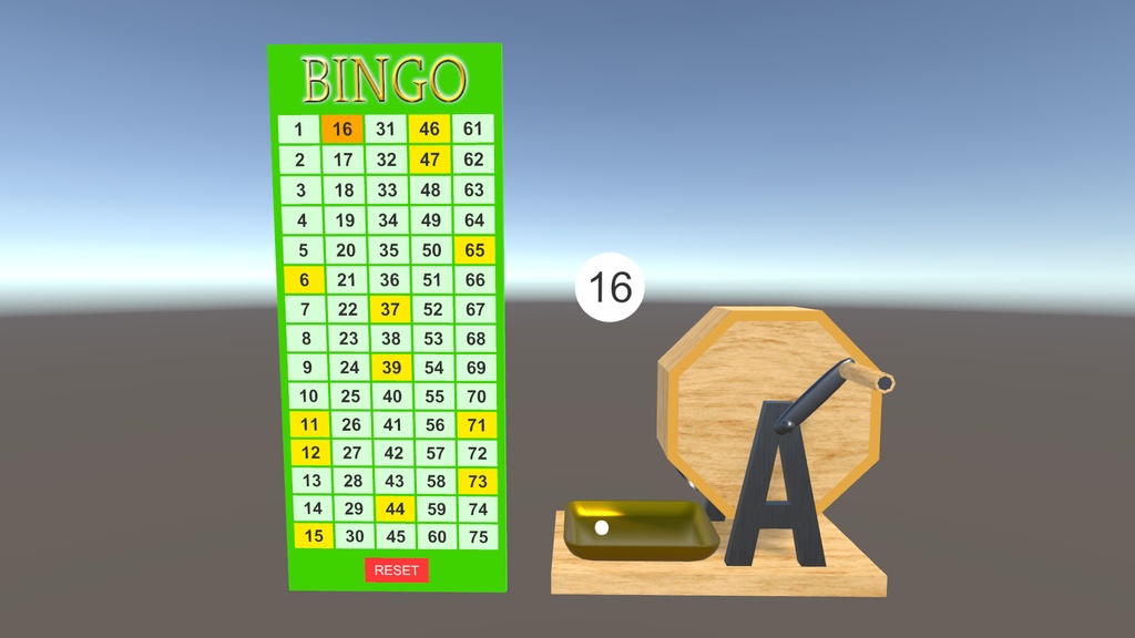 Bingo Game【VRChatワールドギミック】