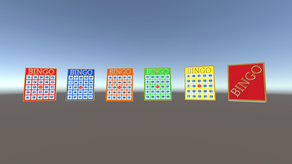 Bingo Game【VRChatワールドギミック】