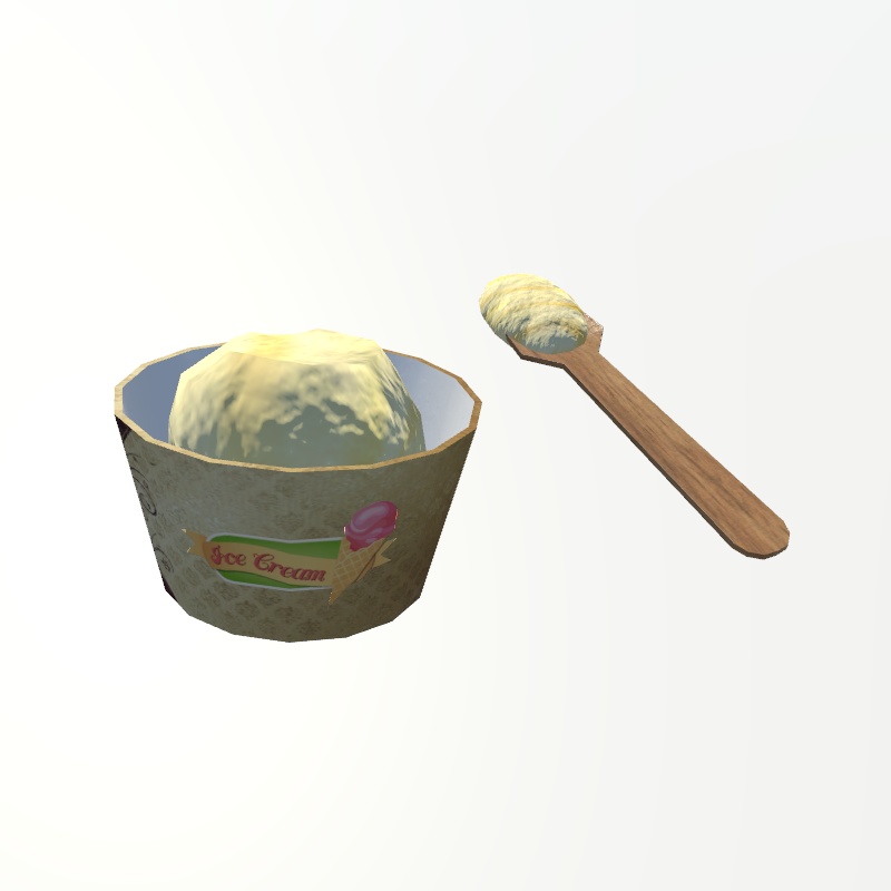 作って食べられるアイスクリームメーカー【VRChatワールドギミック追加パック】