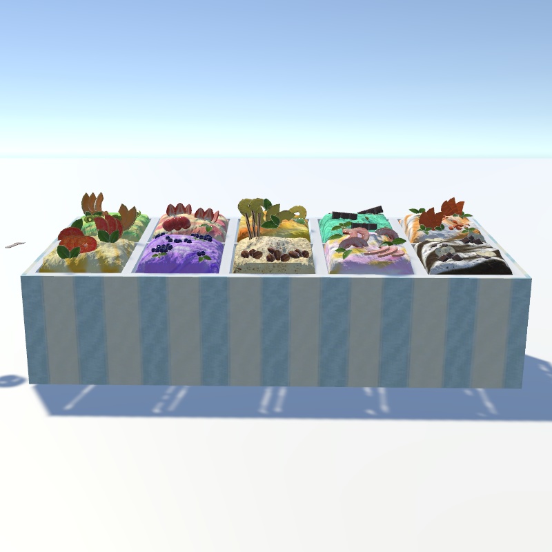 作って食べられるアイスクリームメーカー【VRChatワールドギミック追加パック】