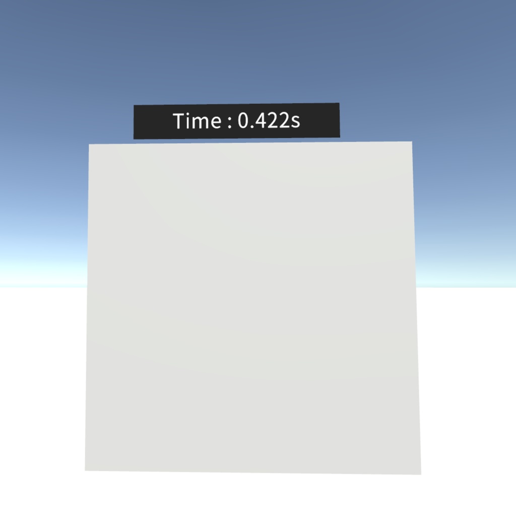 ランキング機能付きタイムチェッカー【VRChatワールドギミック】
