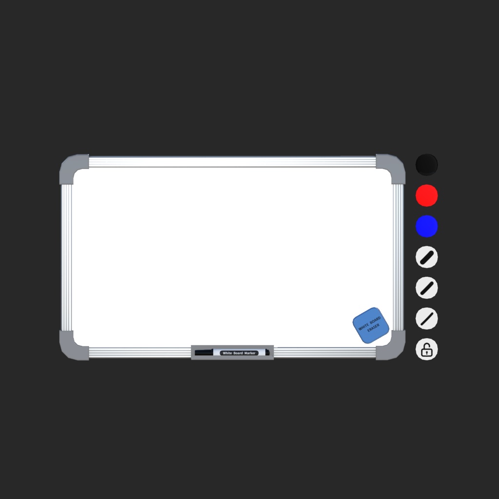 Mobile Whiteboard【無料、VRChatワールドギミック】