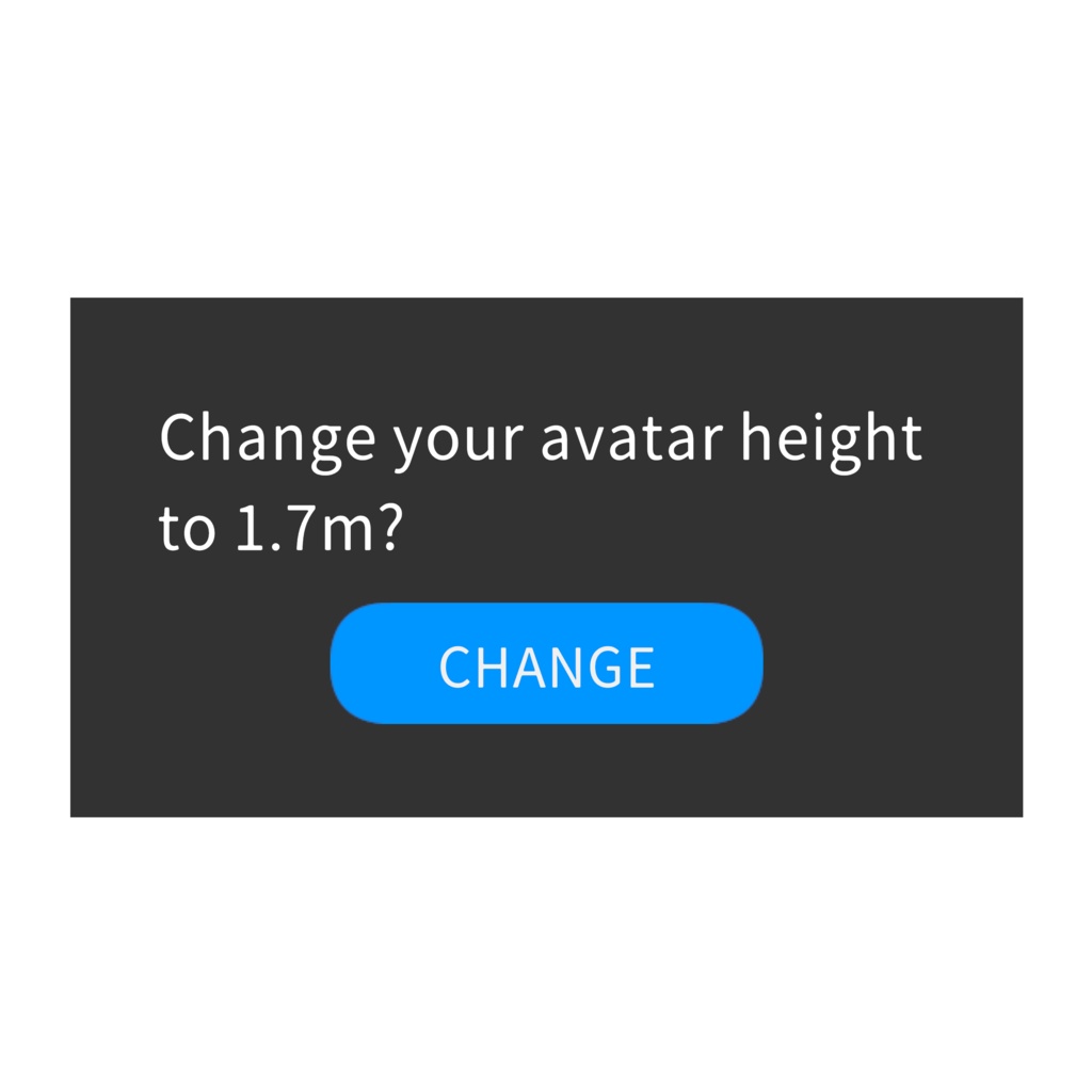 Avatar Height Changer【VRChatワールドギミック】