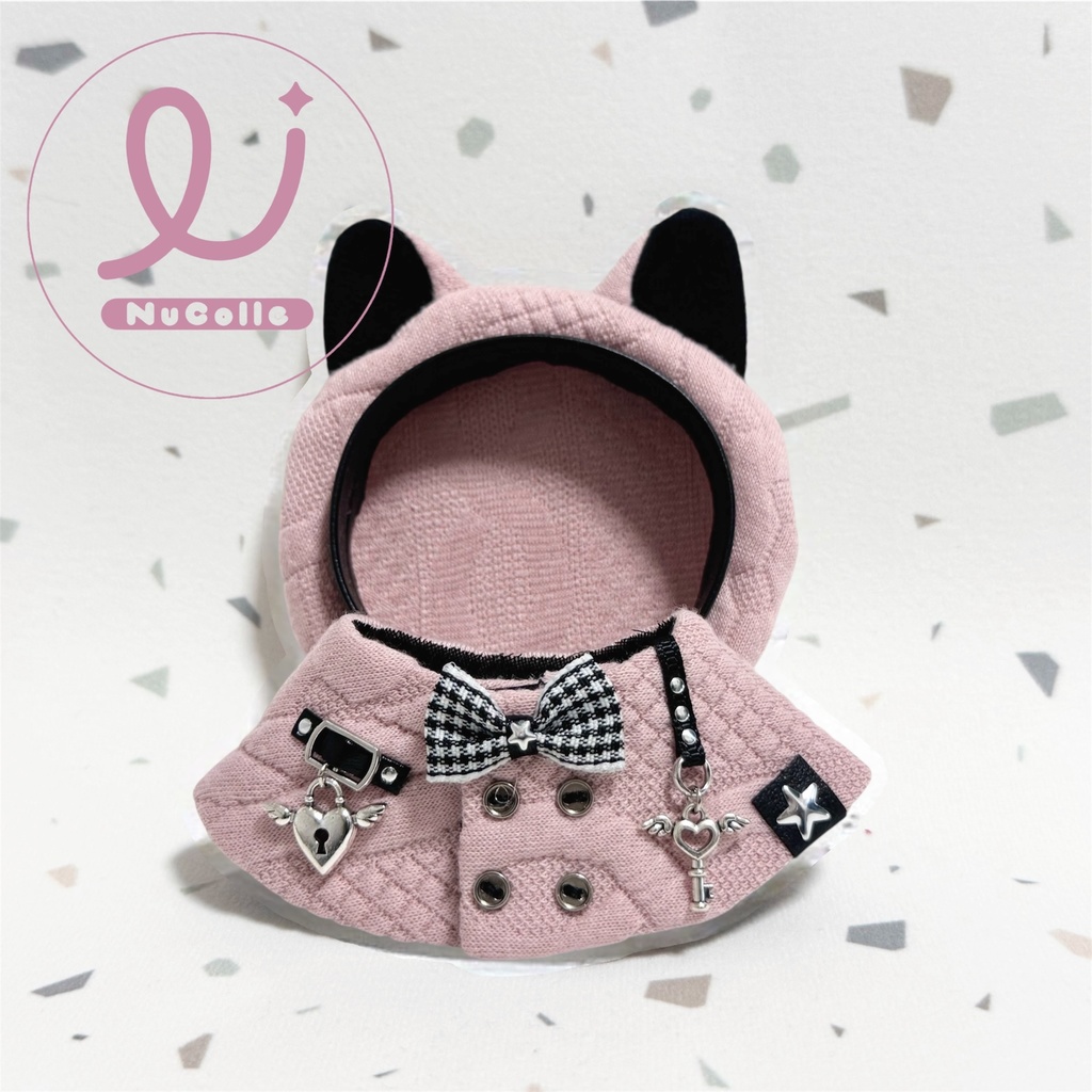 🐾猫みみベレー帽&ケープセット
