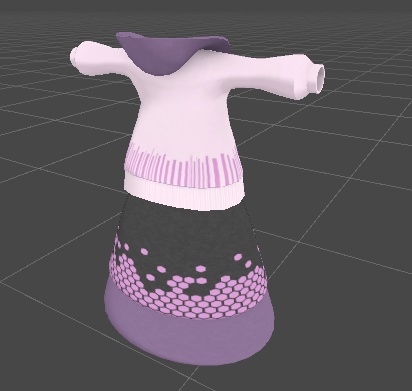 九尾の傍観者ちゃん対応衣装 ゆったりパーカー