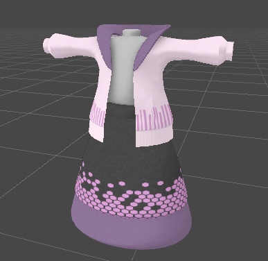 九尾の傍観者ちゃん対応衣装 ゆったりパーカー