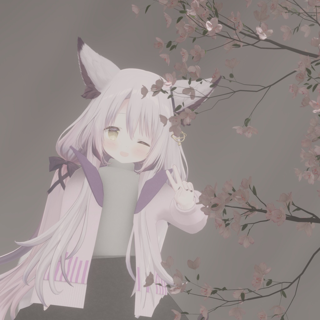 九尾の傍観者ちゃん対応衣装 ゆったりパーカー