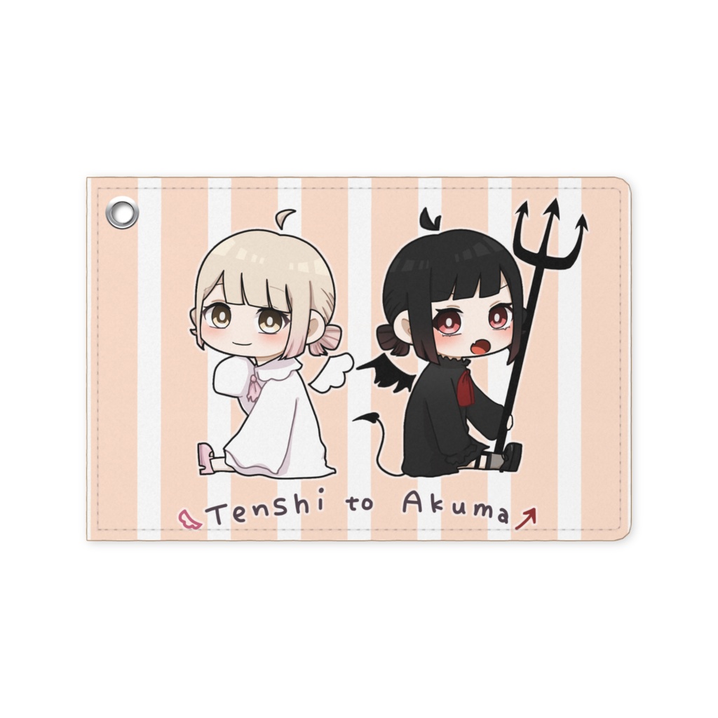 天使と悪魔パスケース