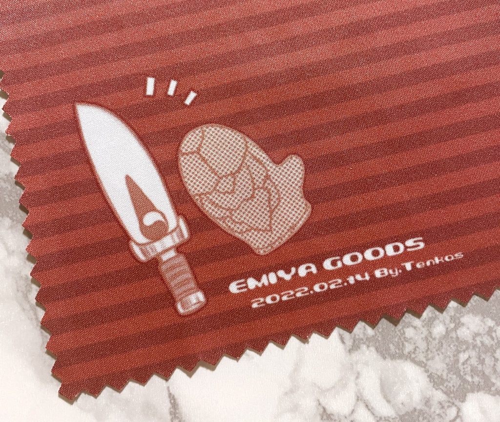 FGOバレンタイン礼装デザイン眼鏡拭き