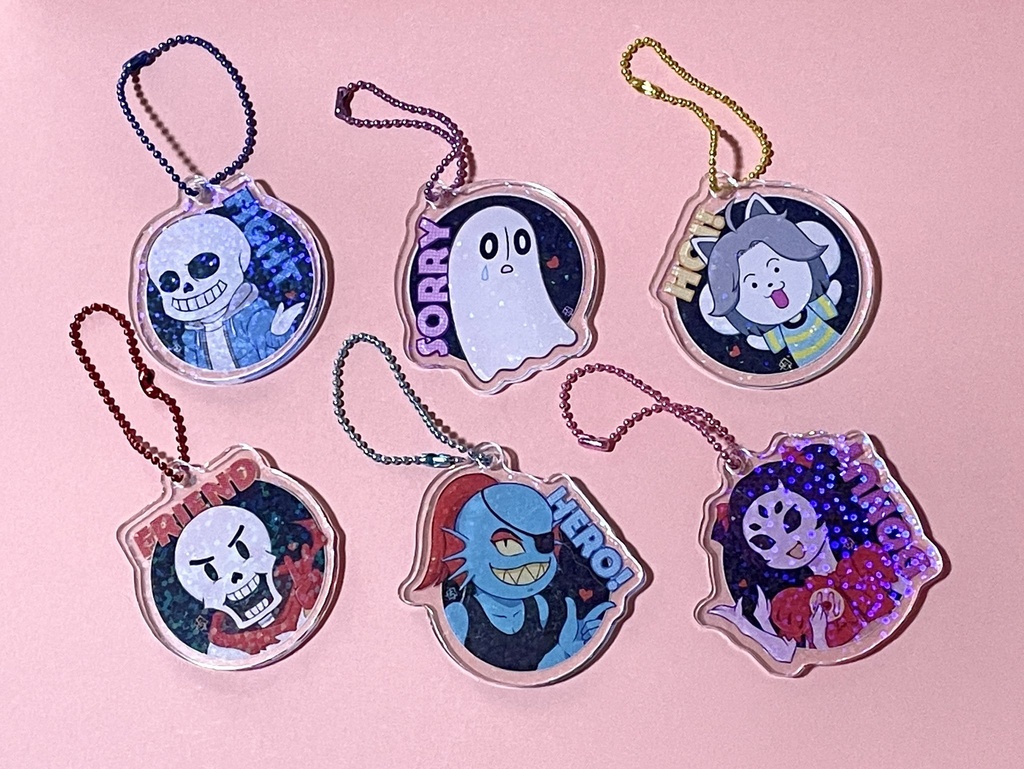 UNDERTALEアクリルキーホルダー