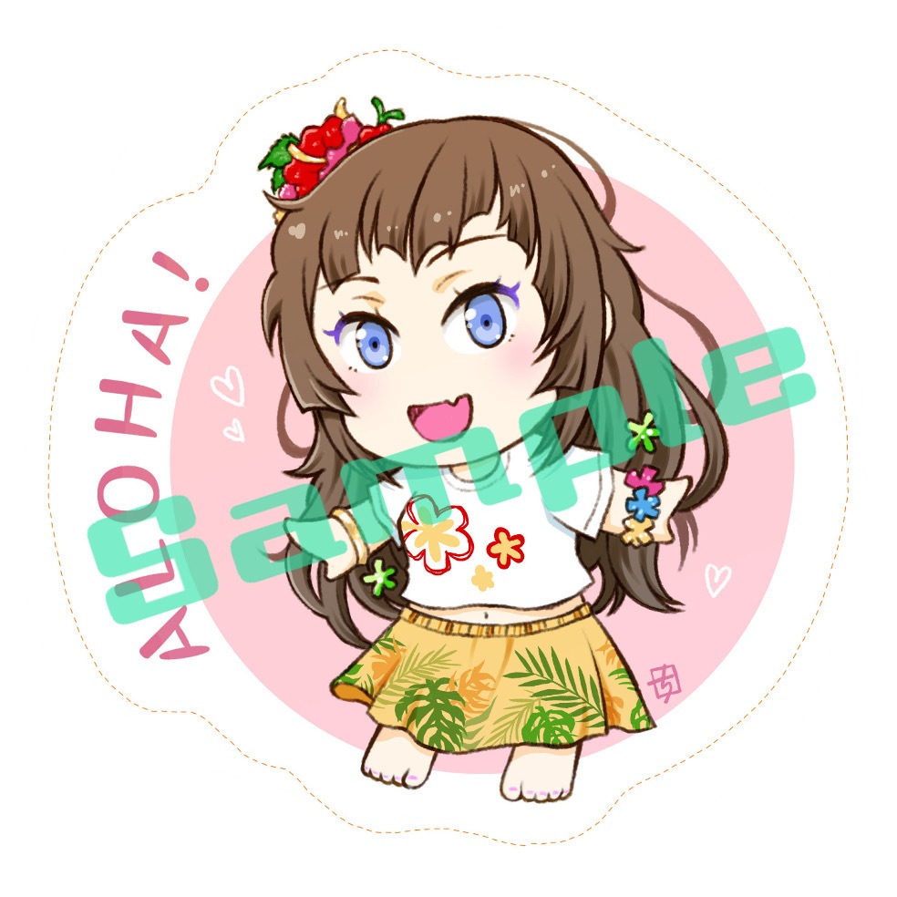 いわきあろは「アロハの日」ステッカー