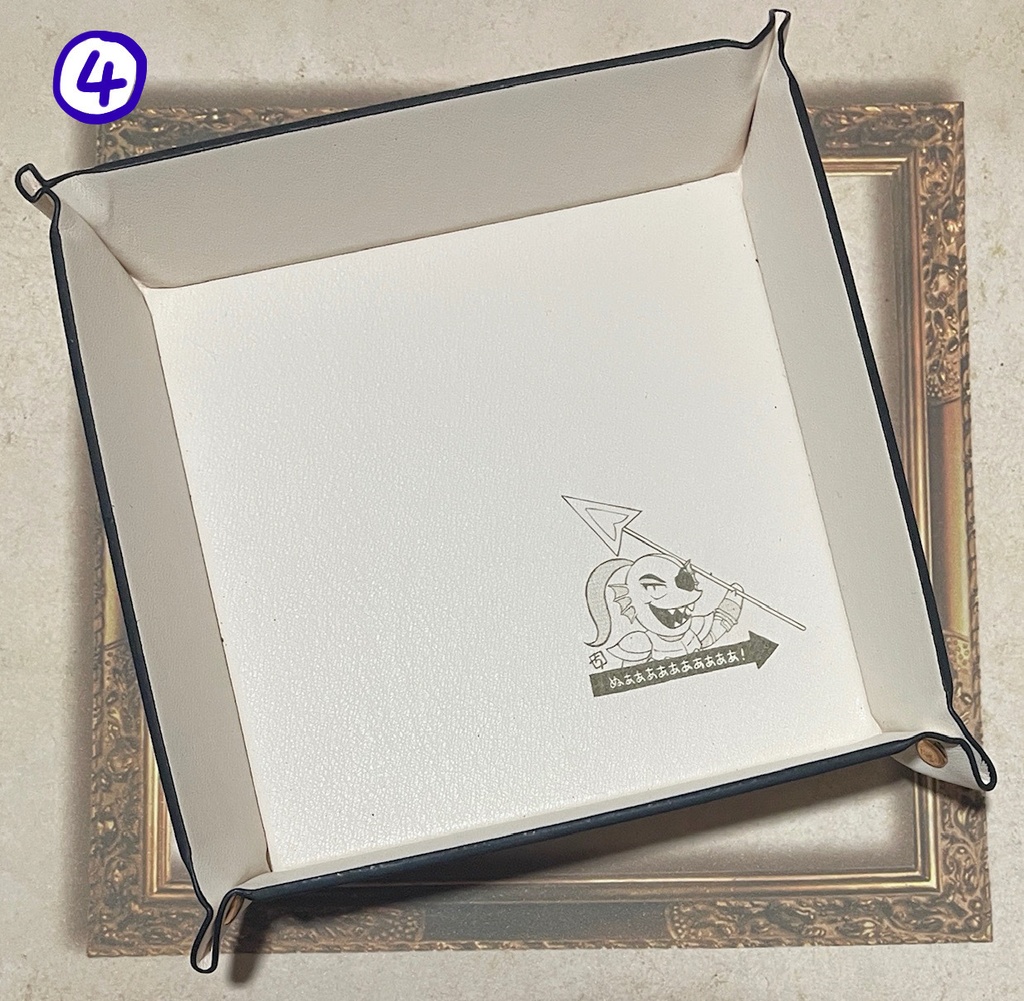 【ゆめきぼ】レザー風トレイ