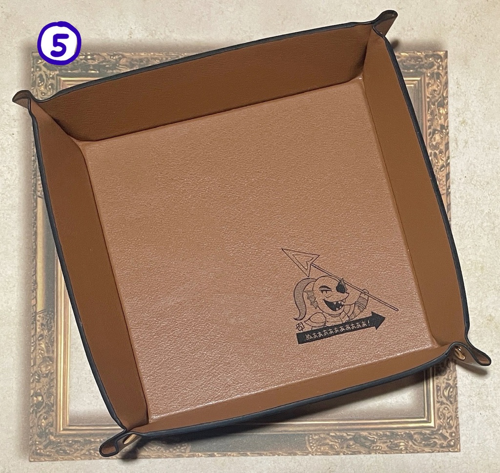 【ゆめきぼ】レザー風トレイ