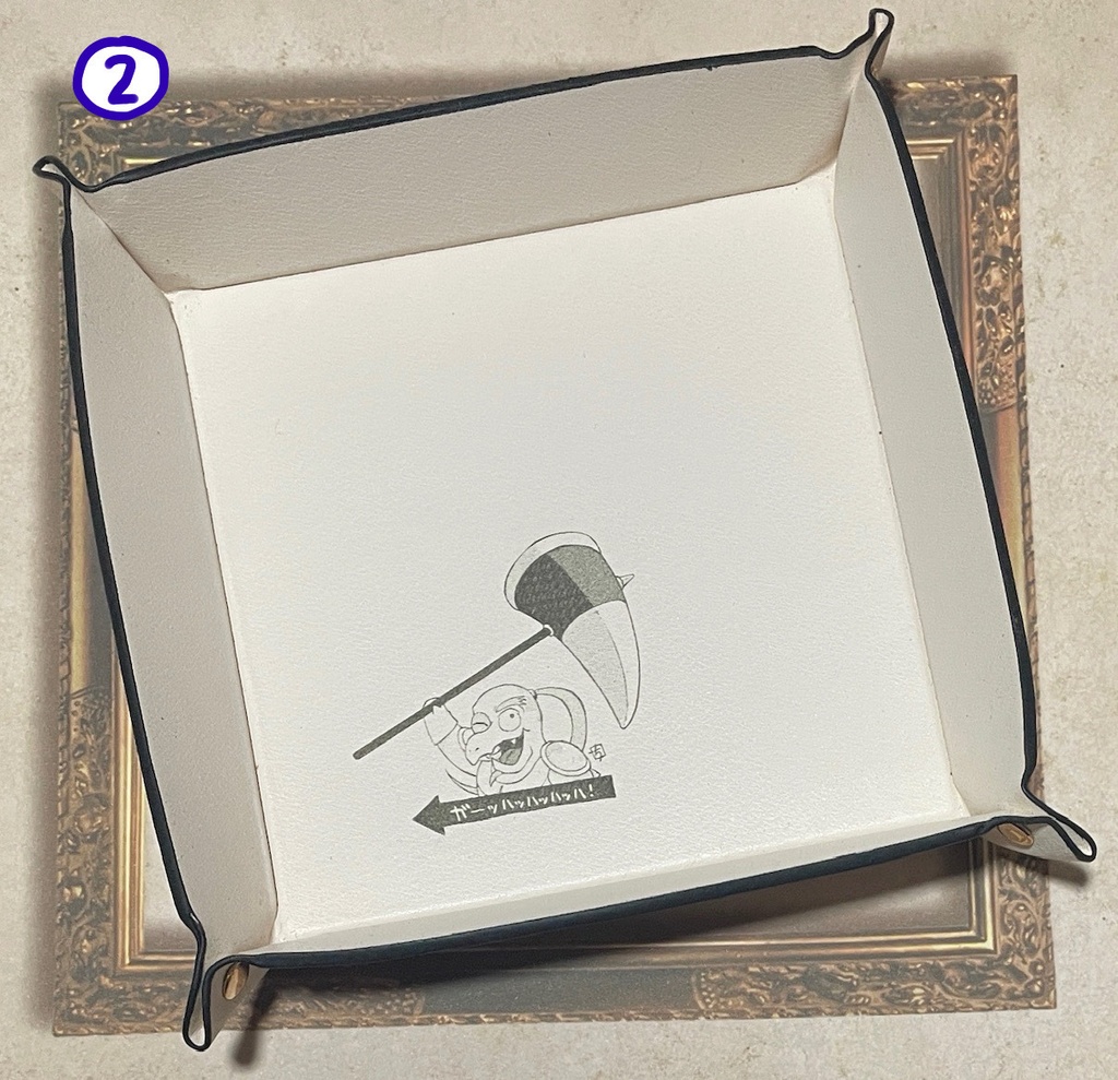 【ゆめきぼ】レザー風トレイ