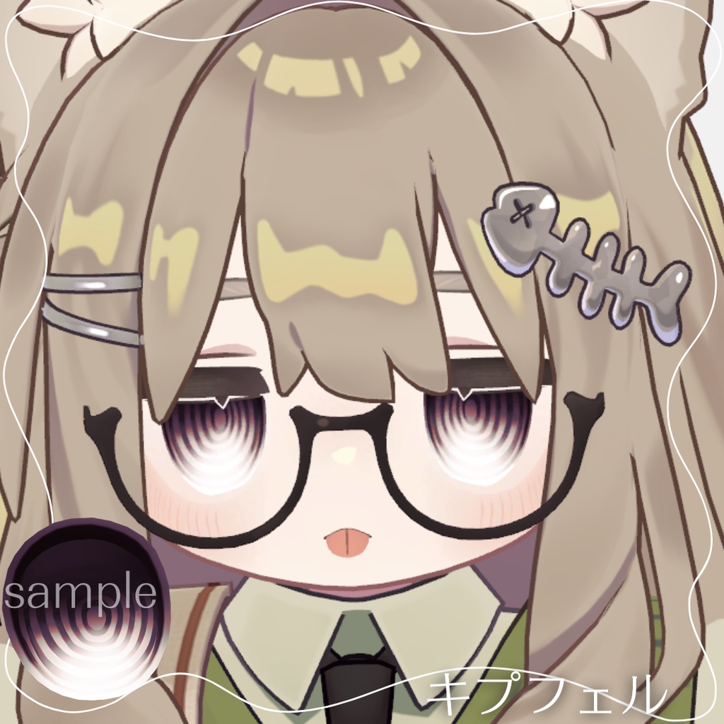 【18avatar対応】ぐるぐるEye Texture