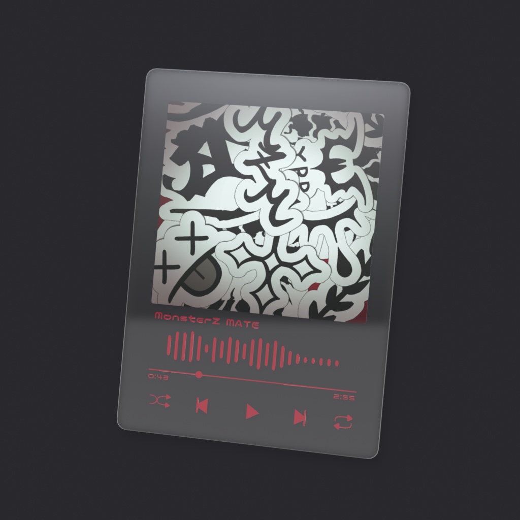 【イベント期間限定】音楽プレーヤー風クリアカード