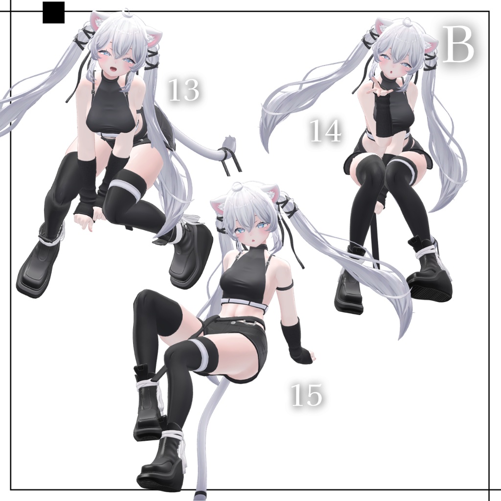 【FREEあり】写真撮影向けポーズ集 45種