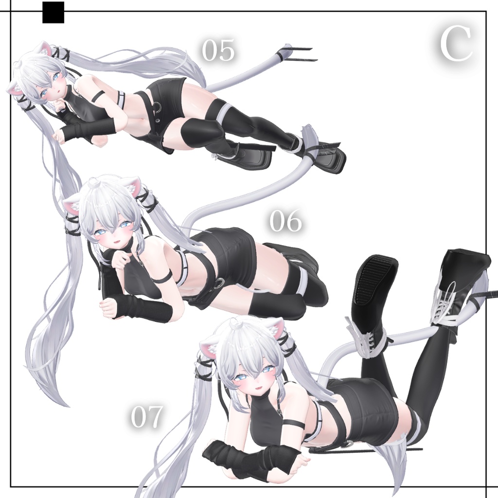 【FREEあり】写真撮影向けポーズ集 45種