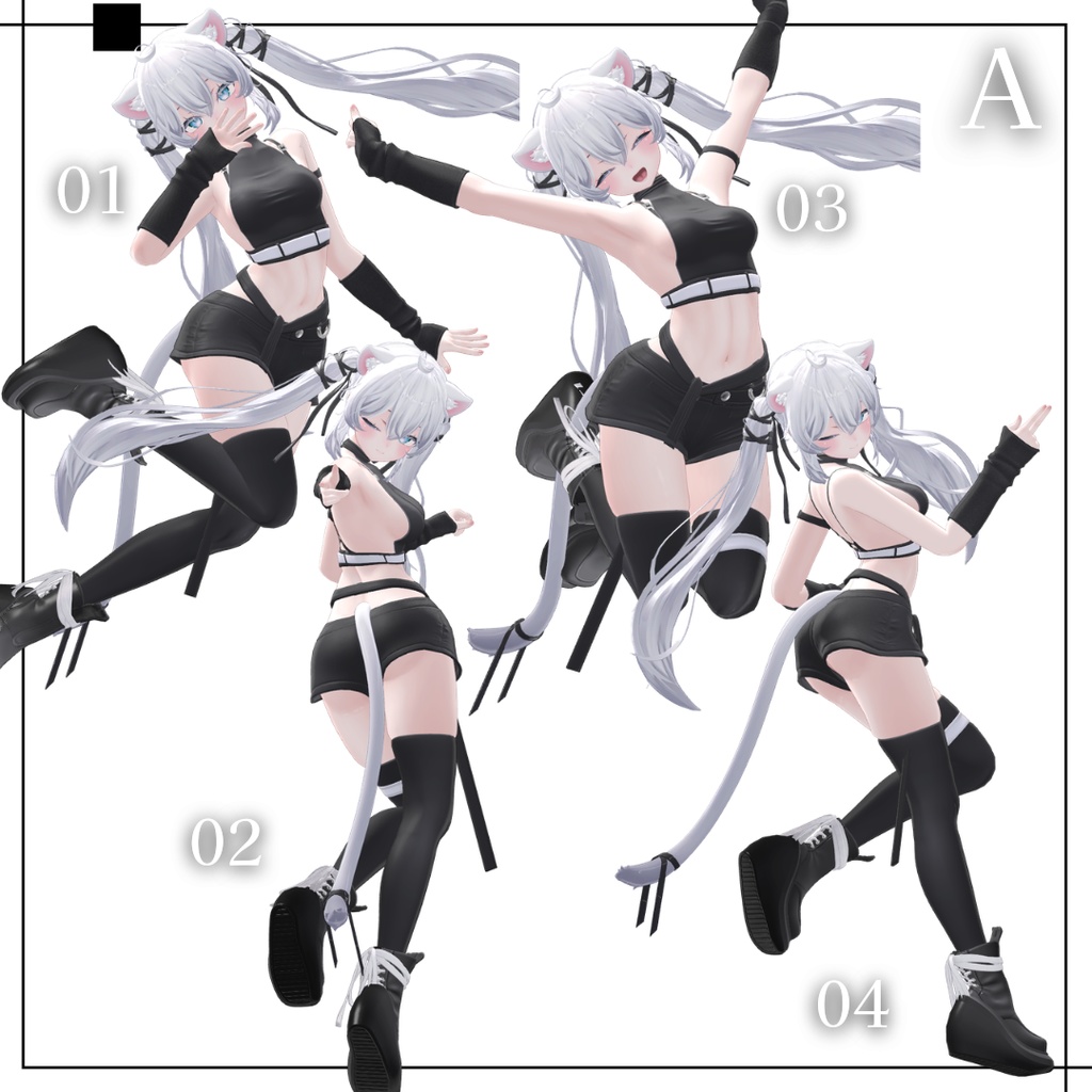 【FREEあり】写真撮影向けポーズ集 45種