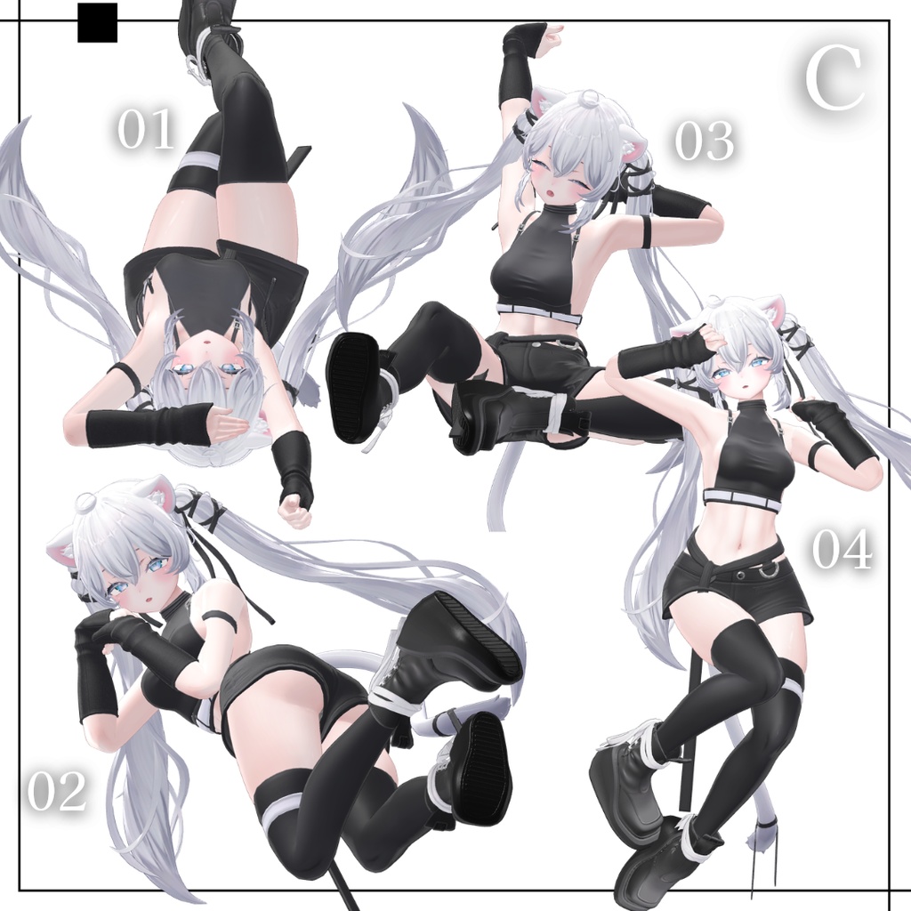 【FREEあり】写真撮影向けポーズ集 45種