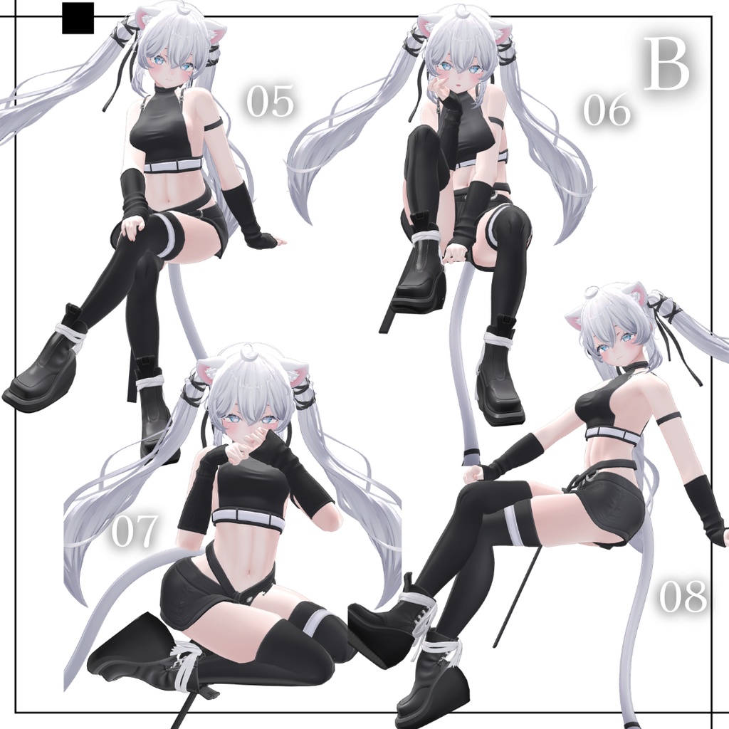 【FREEあり】写真撮影向けポーズ集 45種