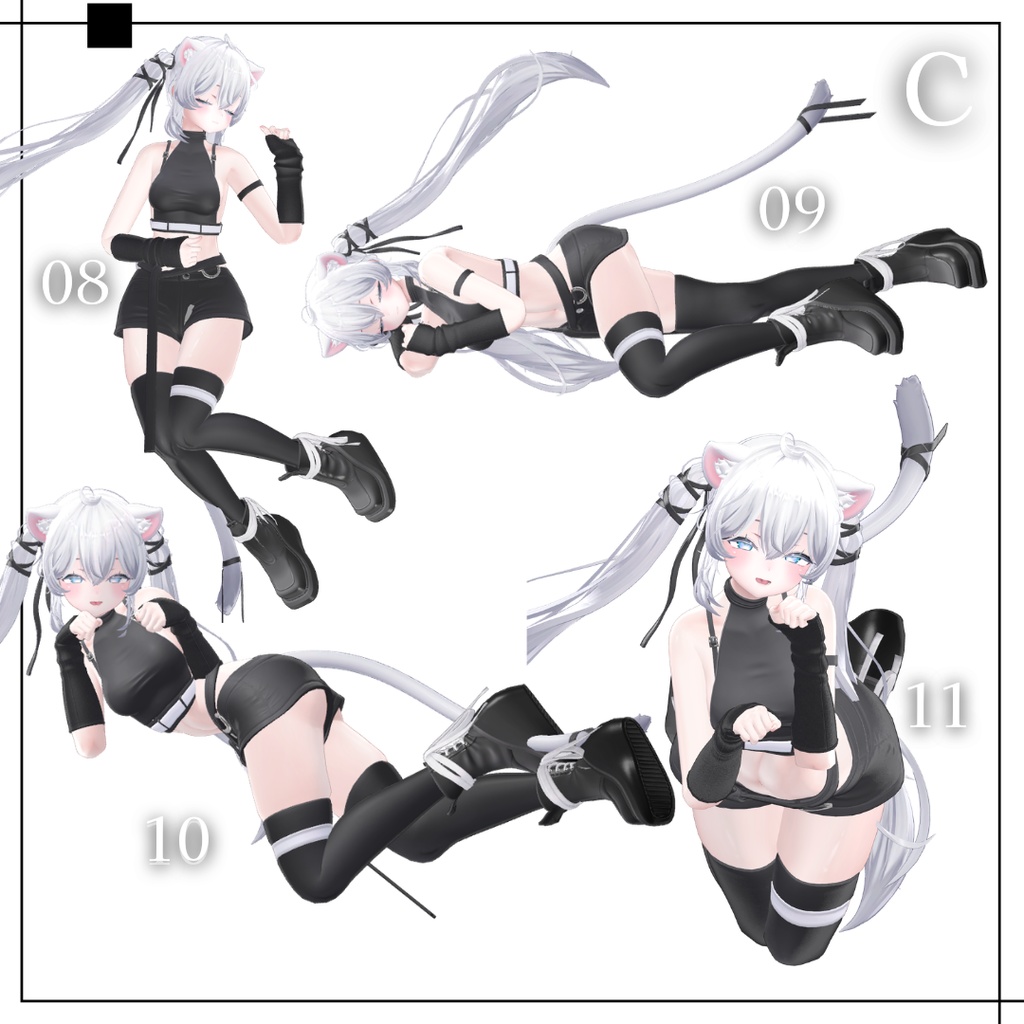 【FREEあり】写真撮影向けポーズ集 45種