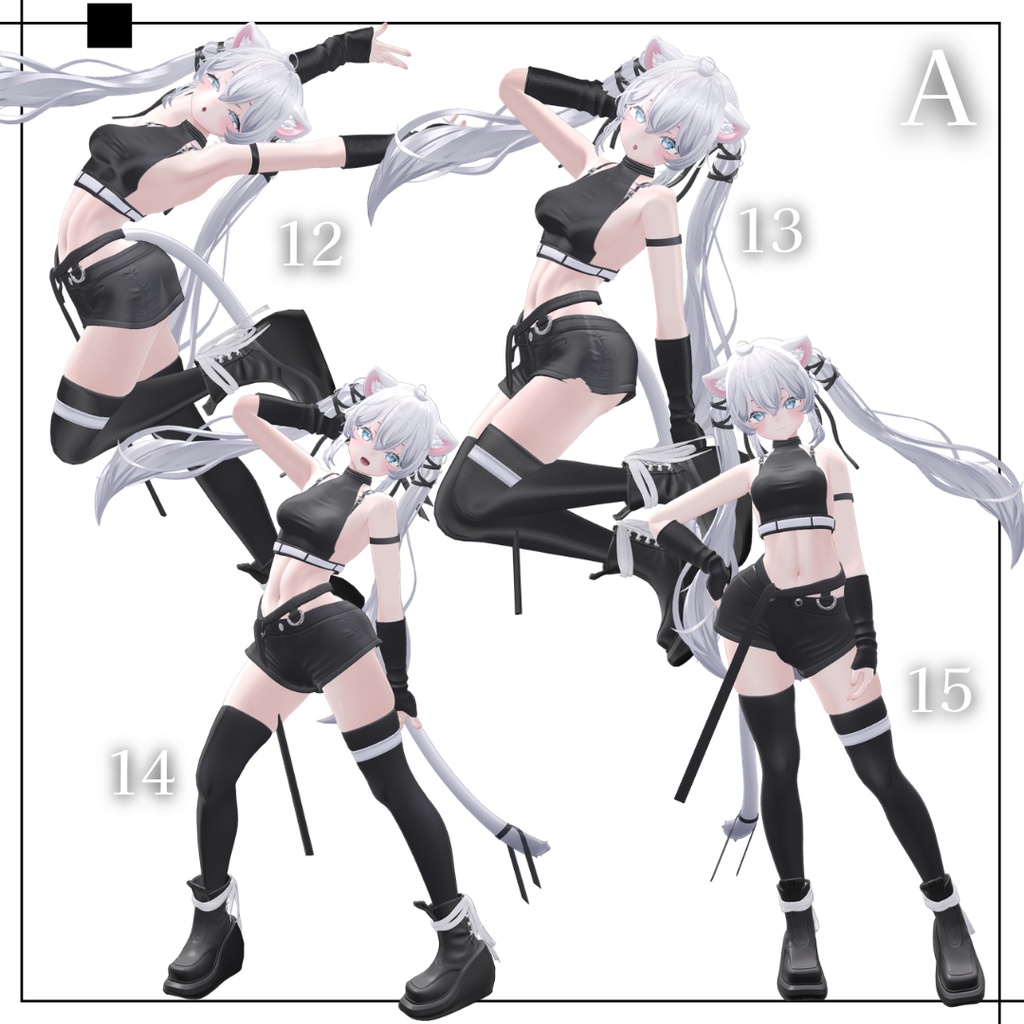 【FREEあり】写真撮影向けポーズ集 45種