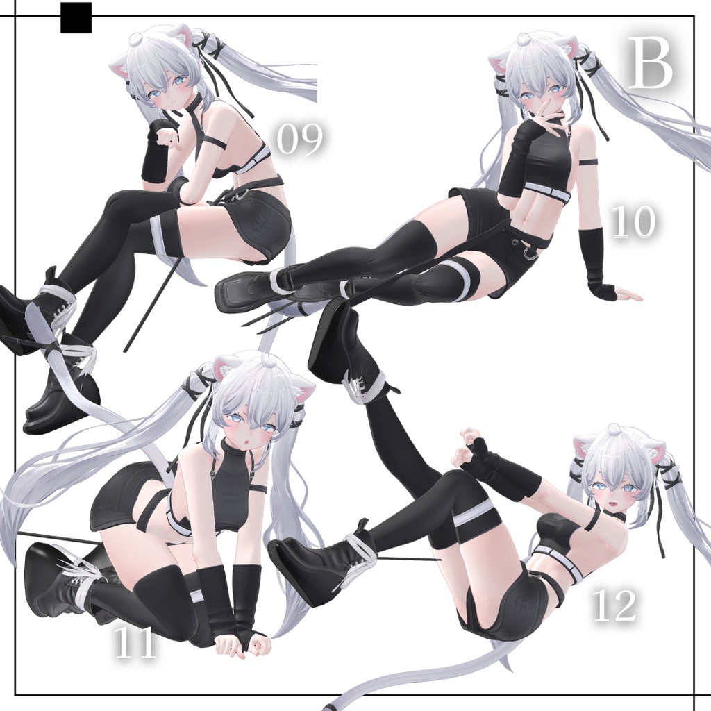 【FREEあり】写真撮影向けポーズ集 45種