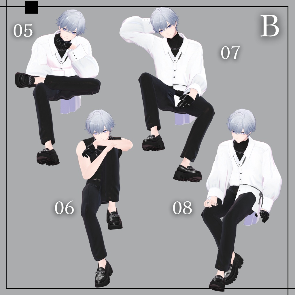 【期間限定無料】写真撮影向けポーズ集 45種