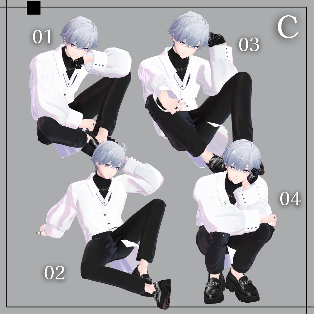 【期間限定無料】写真撮影向けポーズ集 45種