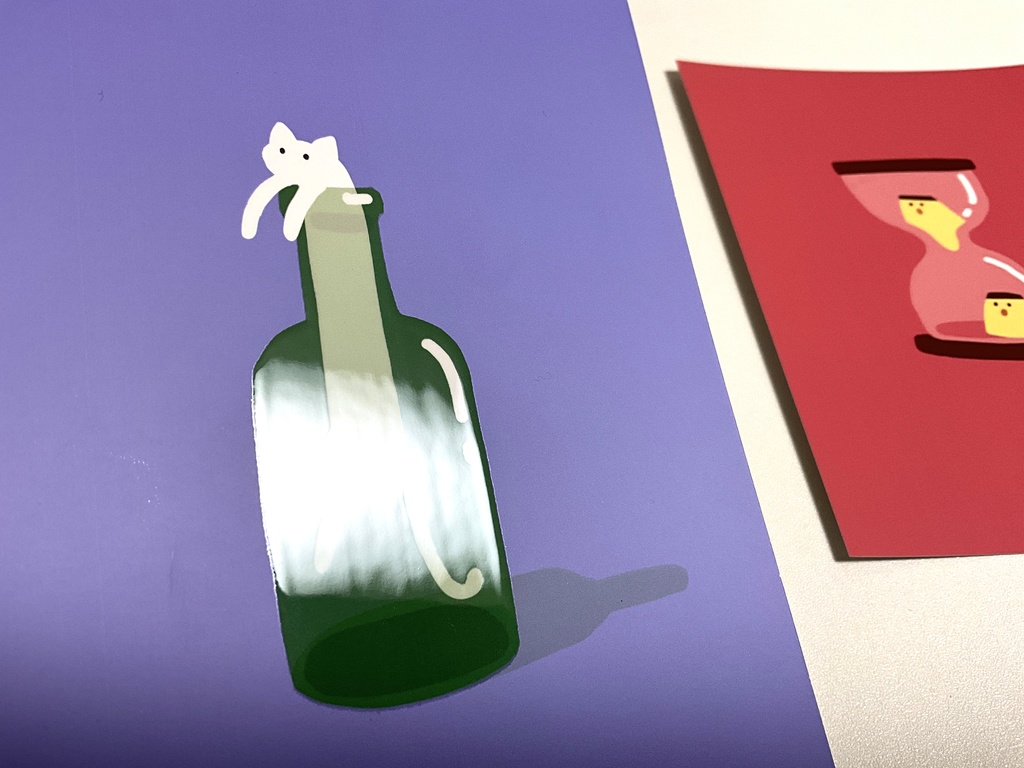 ニス盛りポストカード(2種)