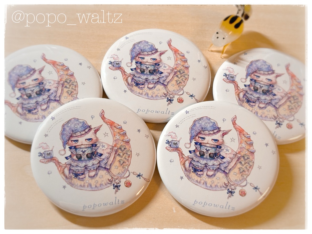 ◆缶マグネット『 ロマン good night… 』