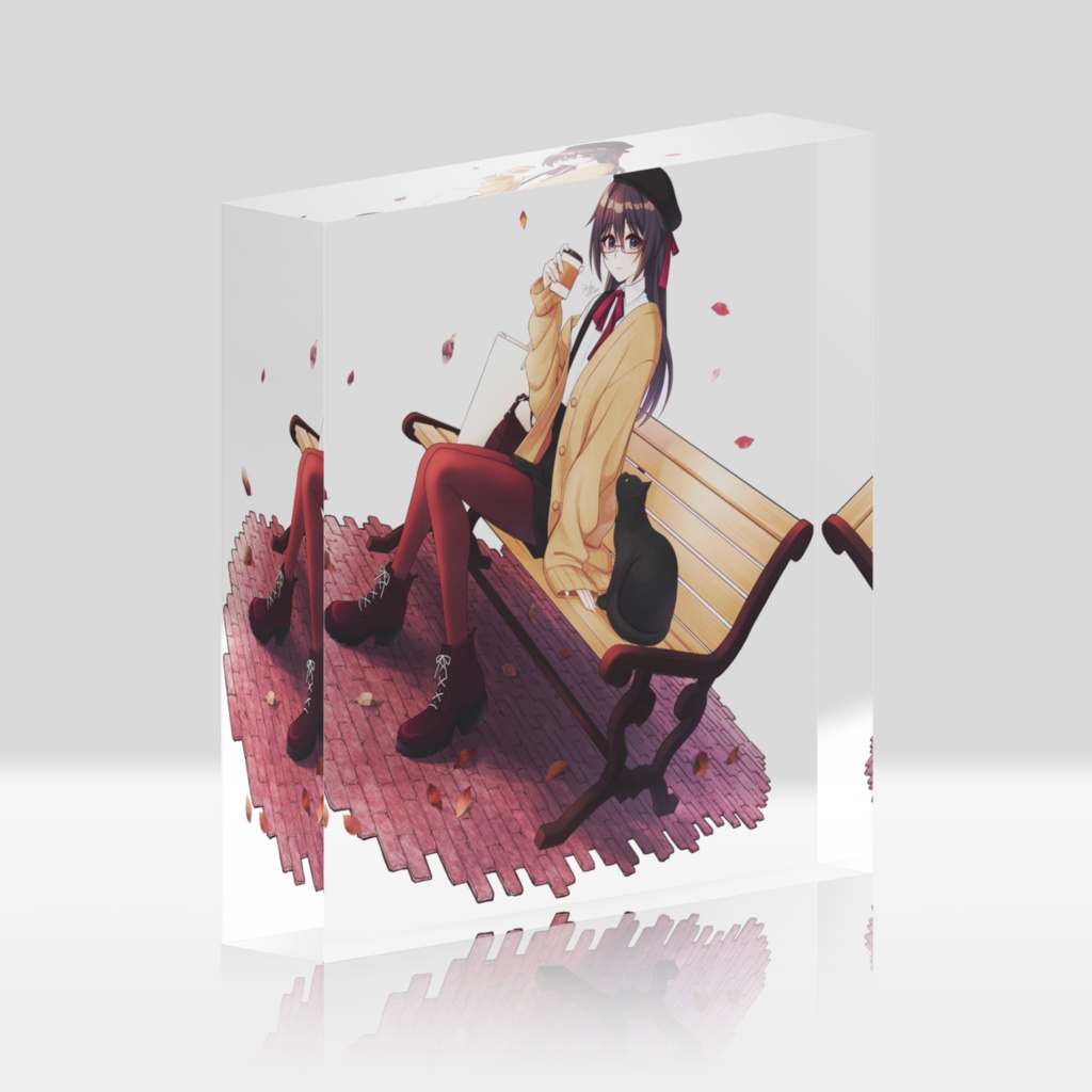 アクリルブロック・ももちゃん