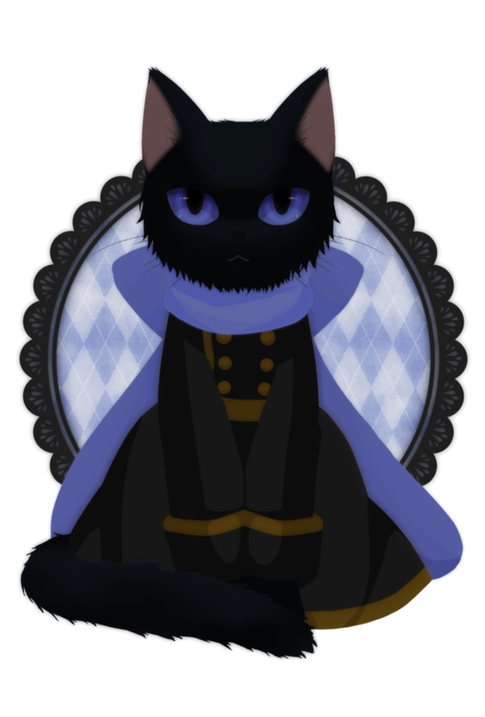 ポストカード くろねこ