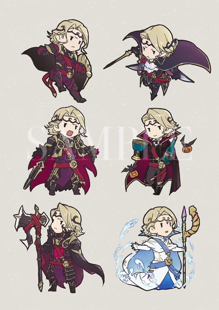 イラスト再録本「黒曜の月」