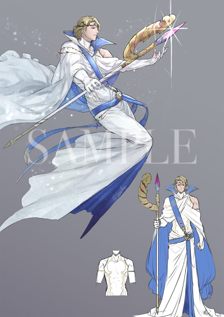 イラスト再録本「黒曜の月」