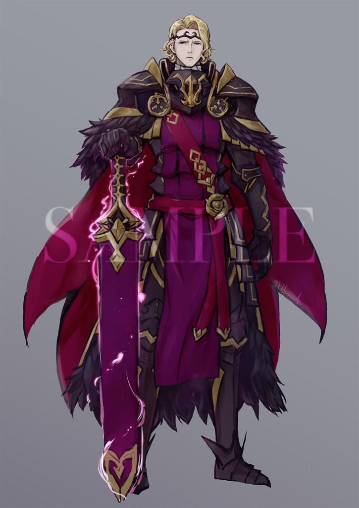 イラスト再録本「黒曜の月」