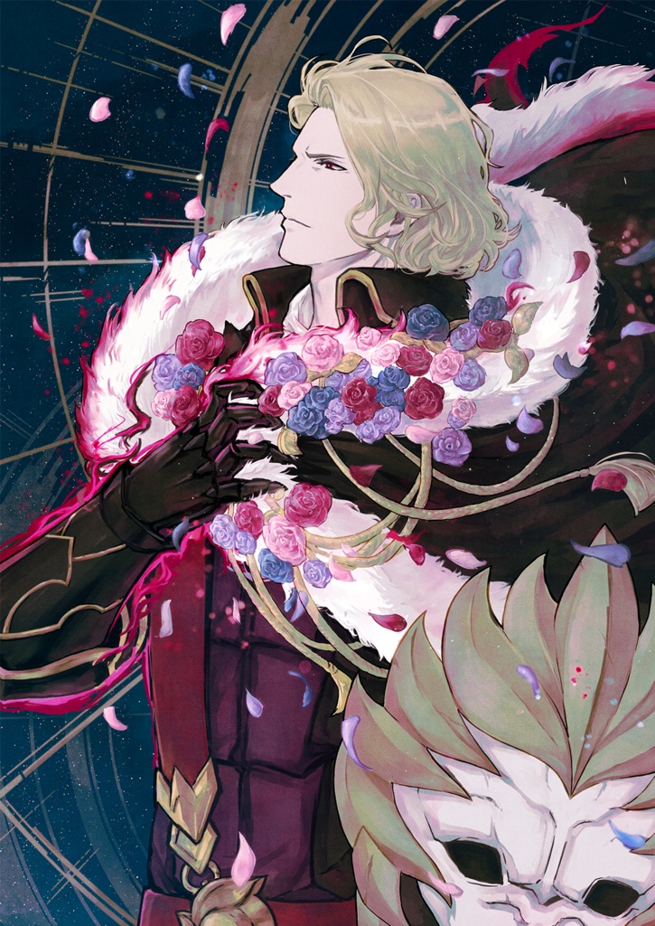 イラスト再録本「黒曜の月」