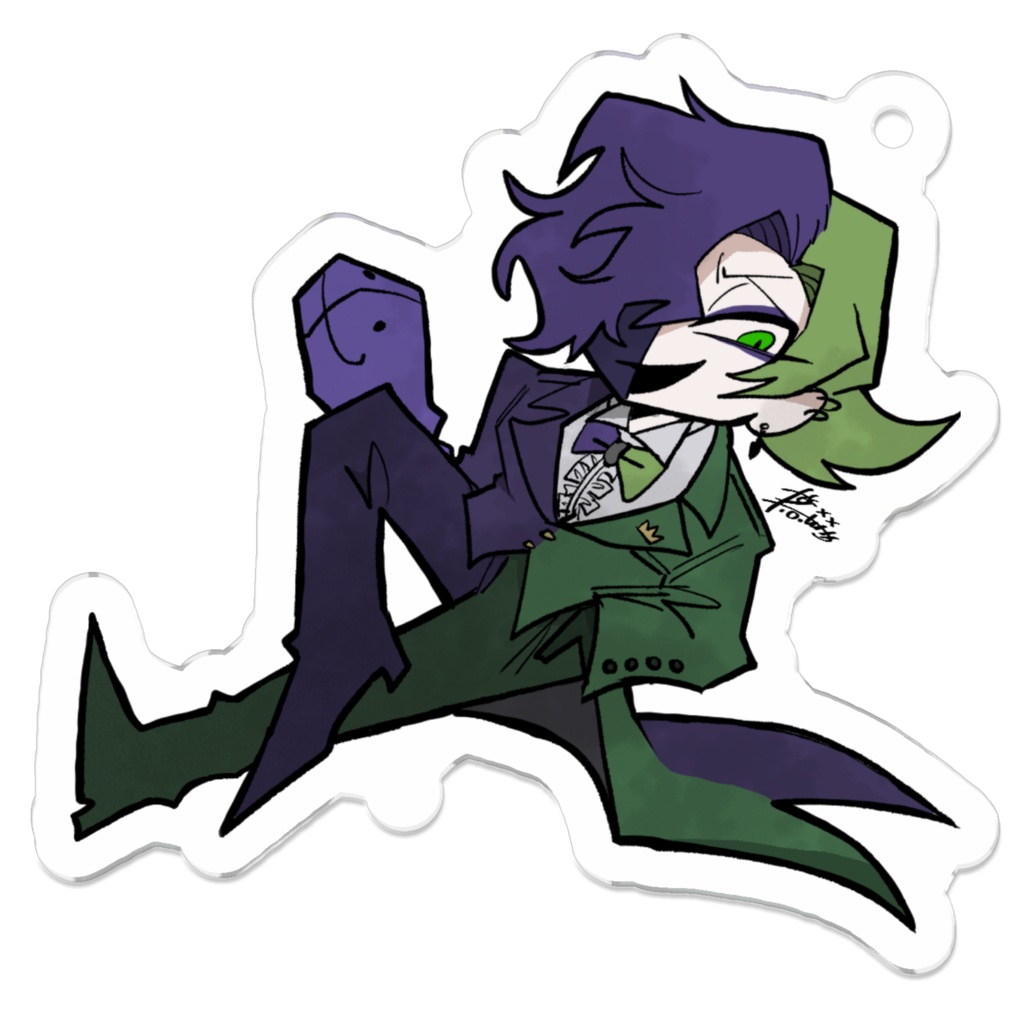 おジェス アクリルキーホルダー