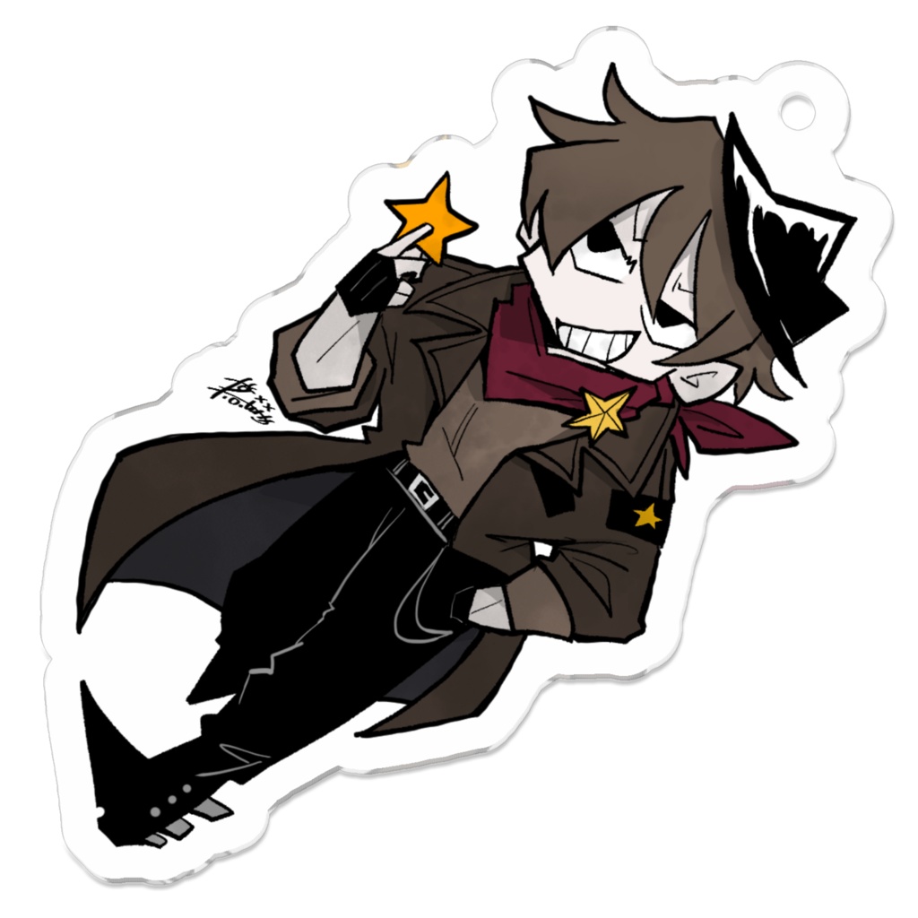 保安官 アクリルキーホルダー